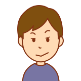 案内する男性