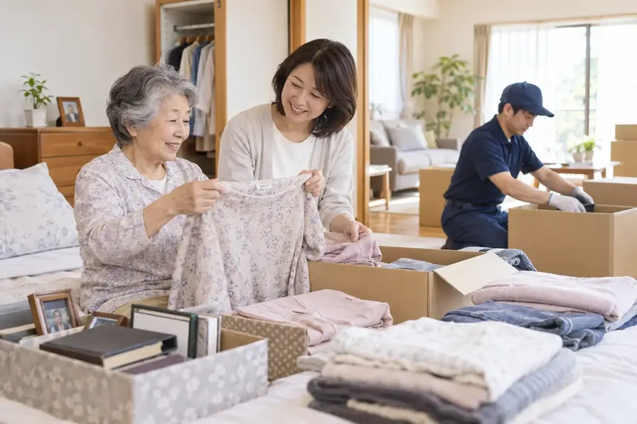 実家じまい・施設入居前整理のイメージ
