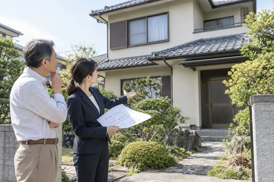 不動産会社への売却相談のイメージ