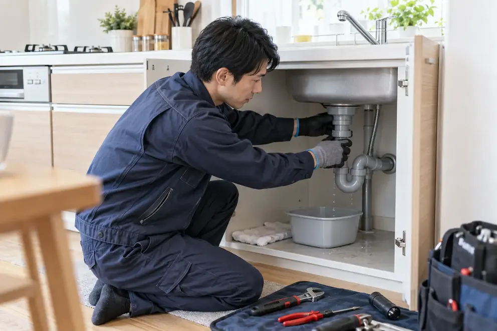 水漏れ・排水詰まり・給湯器交換のイメージ